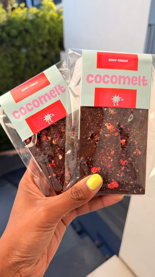 Berry Pebbles chocolate bar